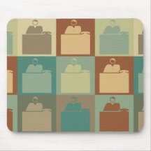 Admissions Pop Art Mouse Mats