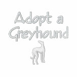 Adopt a Greyhound Embroidered Hooded Sweatshirt