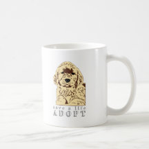 adopt a puppy coffee mugs