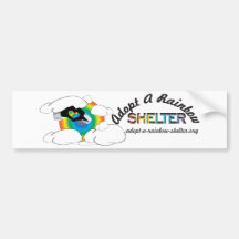 Adopt-A-Rainbow Shelter Bumper Stickers