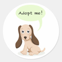 Adopt me dog cartoon sticker
