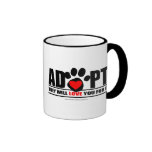 Adopt Pawprint Coffee Mug