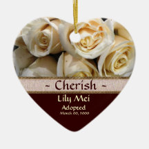 Adoption Announcement Ornament