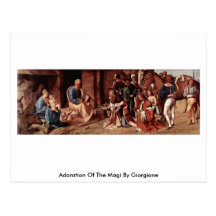 Adoration Of The Magi By Giorgione Postcards