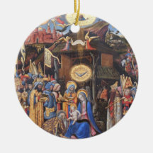 Adoration of the Magi Christmas Ornaments