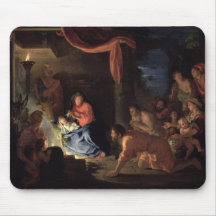 Adoration of the Shepherds, 1689 Mouse Pads