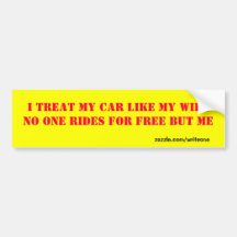 Adult-funny bumperstickers bumper stickers