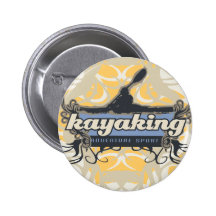 Adventure Sport Kayaking Tshirts and Gifts Pinback Buttons