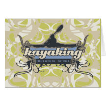 Adventure Sport Kayaking Tshirts and Gifts Card