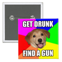 Advice Dog Button