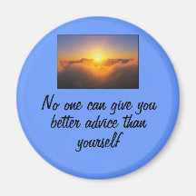 Advice Refrigerator Magnet