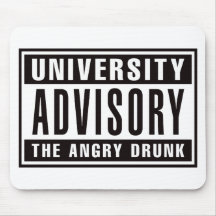 Advisory The Angry Drunk Mouse Mat
