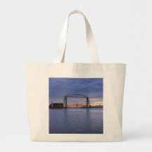 Aerial Lift Bridge Canvas Bag
