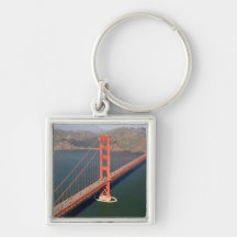 Aerial view of the Golden Gate Bridge in the 2 Key Chain
