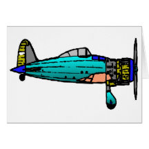 aeroplane card
