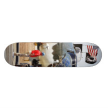 Aeroplane On Airshow Skate Deck