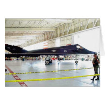 Aeroplane Stealth Fighter Greeting Card