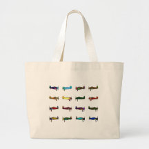 aeroplanes canvas bag
