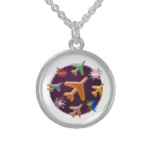Aeroplanes : Elite Sterling Silver Frame Custom Jewelry