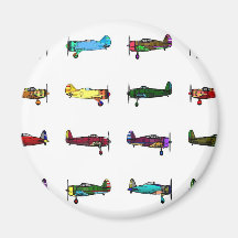 aeroplanes fridge magnet