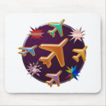 Aeroplanes Mouse Pad