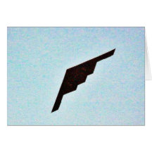 Aeroplanes Stealth Bomber Greeting Cards