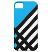 Affix Ebony III (Cyan) iPhone Case iPhone 5 Case