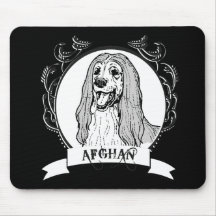 AFGHAN HOUND (2) MOUSEPAD