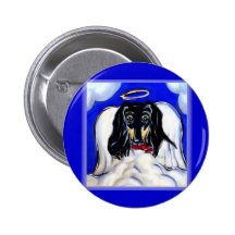 Afghan hound angel buttons