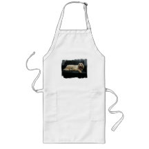 Afghan Hound Dog Long Apron
