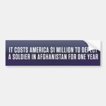 Afghanistan Deployment Bumper Sticker