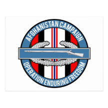 Afghanistan OEF CIB Postcards
