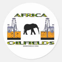 Africa Oil Fields, Oil Field Sticker