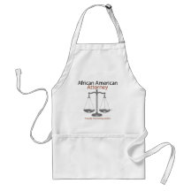 African America Attorney Apron