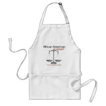 African America Lawyer Apron