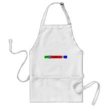 African American Bumper Sticker Apron
