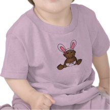 African American Girl Bunny Tshirt