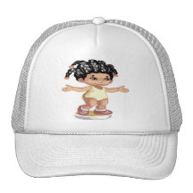 African american little girl hats