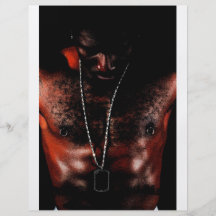 African American Man flyer