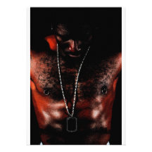 African American Man invitation