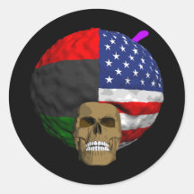 African American Sticker