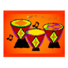 African Drums Postcard