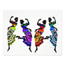 African Foot Dance Invite