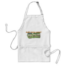 African Gazelles Just Walk Away Aprons