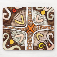 African Style Motif Mousepad