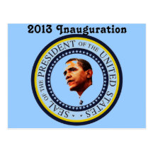Africankoko Custom Barack Obama 2013 Inauguration Postcards