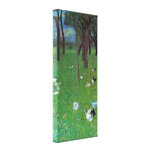 After the Rain, Garden with Chickens by Klimt Gallery Wrapped Canvas
