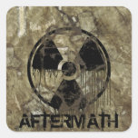 Aftermath Square Stickers