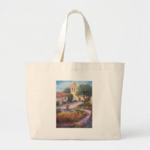 Afternoon at Carmel Mission Tote Bag