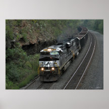 Afternoon Coal Train Posters